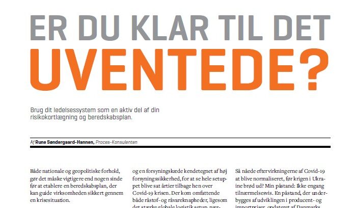 Artikel Magasinet Kvalitet (DFK) 2-2025