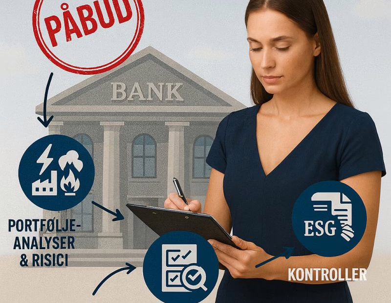 Påbud til stor dansk bank omkring kreditvurdering og ESG