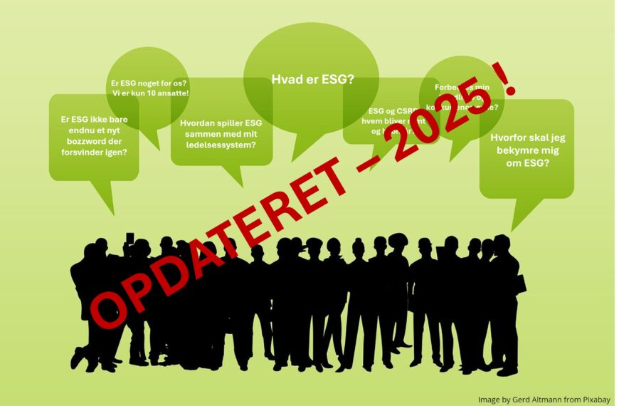 Proces-Konsulenten kommer med bud på hvorfor du skal arbejde med ESG opdateret 2025