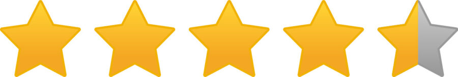 4,5 stjernet review
