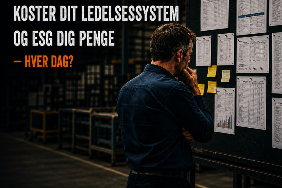 Koster dit ledelsessystem og ESG dig penge - hver dag?
