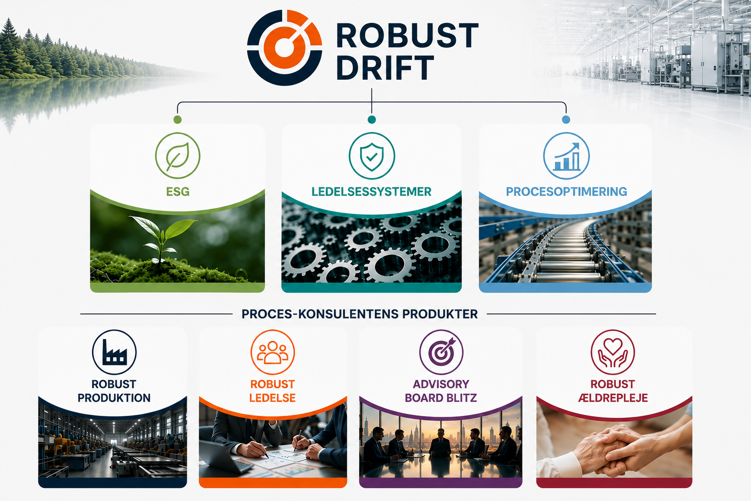 Proces-Konsulentens model Robust Drift - Værktøjer - Produkter